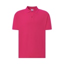 Koszulka Polo Klasyczna Bawełniana Pika JHK510 - Fuchsia