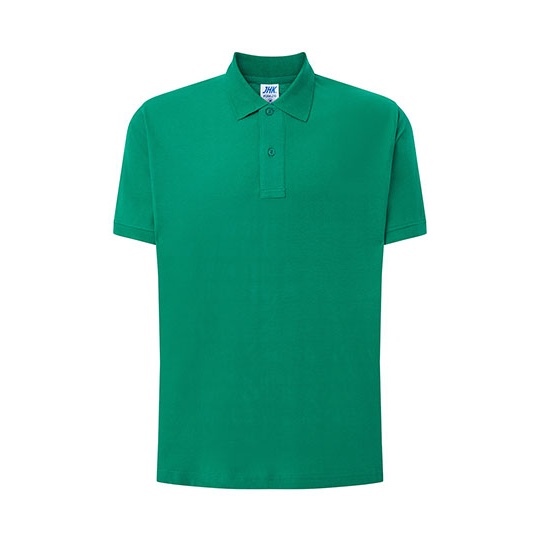 Koszulka Polo Klasyczna Bawelniana Pika JHK510 - Kelly Green