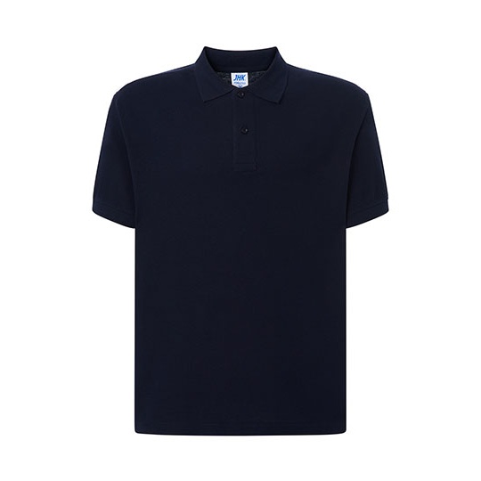 Koszulka Polo Klasyczna Bawelniana Pika JHK510 - Navy