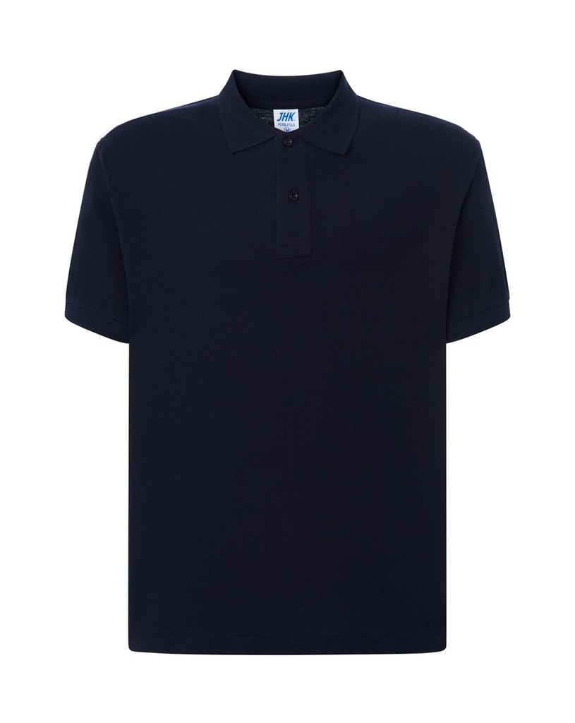 Koszulka Polo Klasyczna Bawelniana Pika JHK510 - Navy