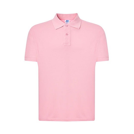 Koszulka Polo Klasyczna Bawelniana Pika JHK510 - Pink