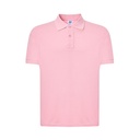 Koszulka Polo Klasyczna Bawelniana Pika JHK510 - Pink