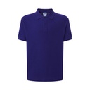 Koszulka Polo Klasyczna Bawelniana Pika JHK510 - Purple