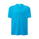 Koszulka Polo Klasyczna Bawelniana Pika JHK510 - Turquoise