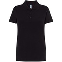 Damska koszulka polo Slim JHK511 - Black