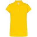 Damska koszulka polo Slim JHK511 - Gold
