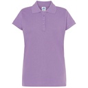 Koszulka Polo Damska Slim Bawelniana Pique JHK511 - Lavender