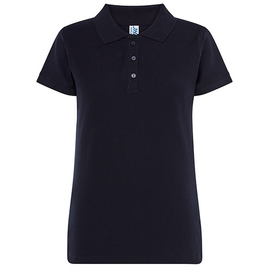 Koszulka Polo Damska Slim Bawelniana Pique JHK511 - Navy