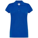 Koszulka Polo Damska Slim Bawelniana Pique JHK511 - Royal Blue