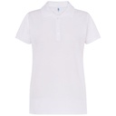 Koszulka Polo Damska Slim Bawełniana Pique JHK511 - White
