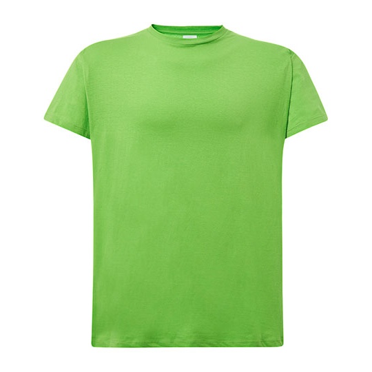 Damski T-Shirt Slim Bawelniany JHK601 - Lime