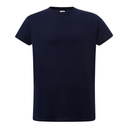 Damski T-Shirt Slim Bawelniany JHK601 - Navy