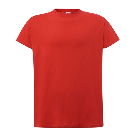 Damski T-Shirt Slim Bawelniany JHK601 - Red