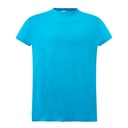 Damski T-Shirt Slim Bawelniany JHK601 - Turquoise