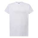 Damski T-Shirt Slim z Krótkim Rękawem JHK601 - White