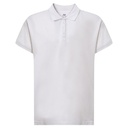 Koszulka Polo Damska Klasyczna Bawelniana Pika JHK602 - White