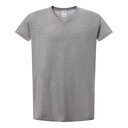 T-shirt Damski Slim Bawelniany JHK604 - Grey Melange