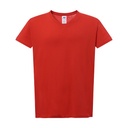 T-shirt Damski Slim Bawelniany JHK604 - Red
