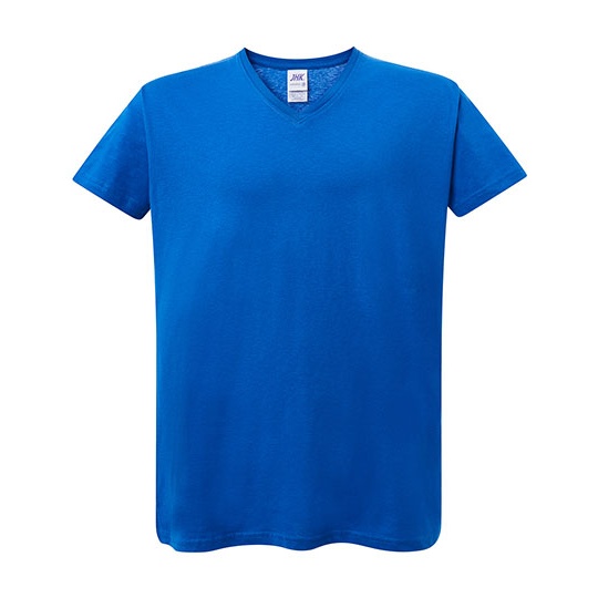 T-shirt Damski Slim Bawelniany JHK604 - Royal Blue