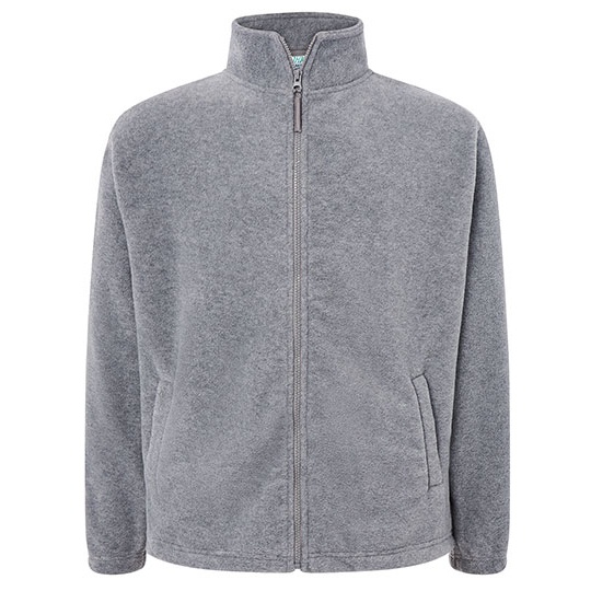 Meska Bluza Klasyczna Polarowa JHK800 - Grey Melange