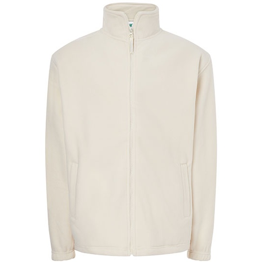 Męska bluza polarowa z zamkiem JHK800 - Off White