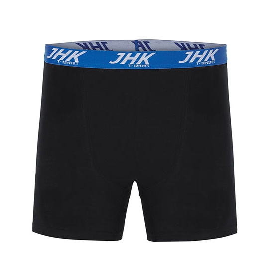 Bokserki Meskie Sredniej Dlugosci Bawelniane JHK901 - Black