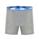 Bokserki Meskie Sredniej Dlugosci Bawelniane JHK901 - Grey Melange