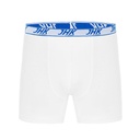 Bokserki Meskie Sredniej Dlugosci Bawelniane JHK901 - White
