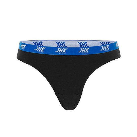 Figi Damskie Bawełniane z Elastanem JHK903 - Black