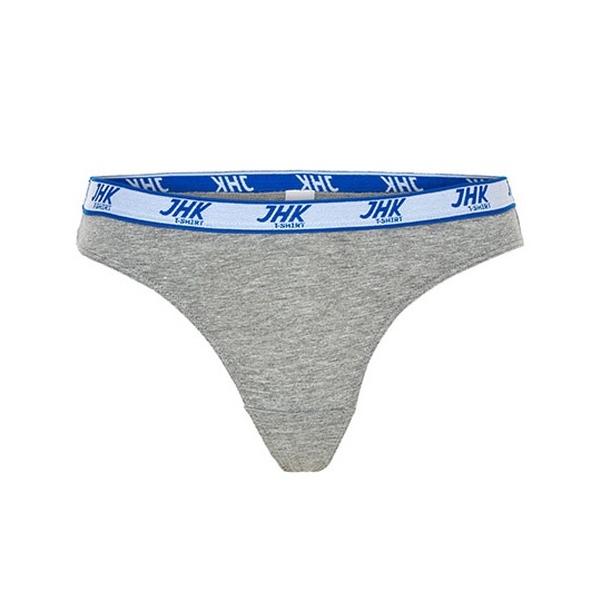 Figi Damskie Bawelniane z Elastanem JHK903 - Grey Melange