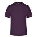 T-shirt Klasyczny Bawełniany JN001 - Aubergine
