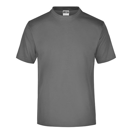 T-shirt Klasyczny Bawelniany JN001 - Dark Grey (Solid)