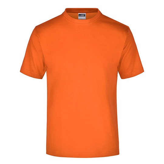 T-shirt Klasyczny Bawelniany JN001 - Dark Orange