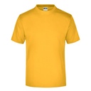 T-shirt Klasyczny Bawełniany JN001 - Gold Yellow