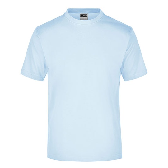 T-shirt Klasyczny Bawelniany JN001 - Light Blue