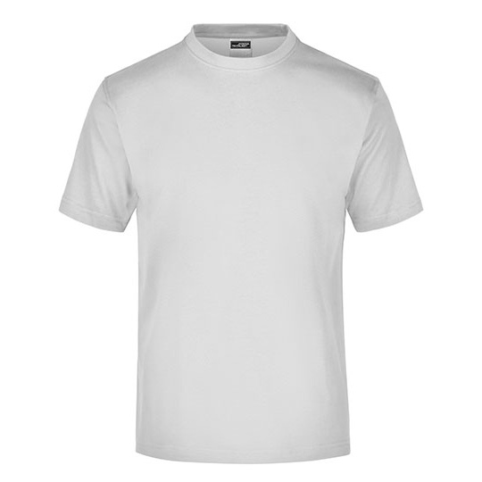 T-shirt Klasyczny Bawelniany JN001 - Light Grey