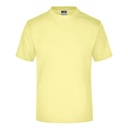 T-shirt Klasyczny Bawełniany JN001 - Light Yellow
