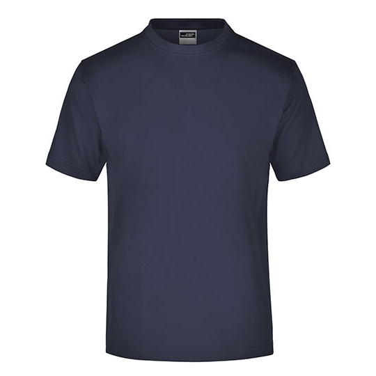 T-shirt Klasyczny Bawelniany JN001 - Navy