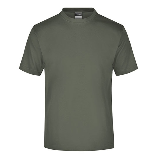 T-shirt Klasyczny Bawelniany JN001 - Olive