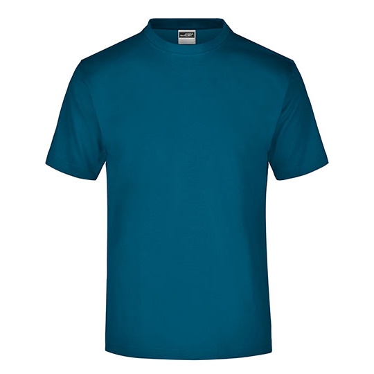 T-shirt Klasyczny Bawelniany JN001 - Petrol