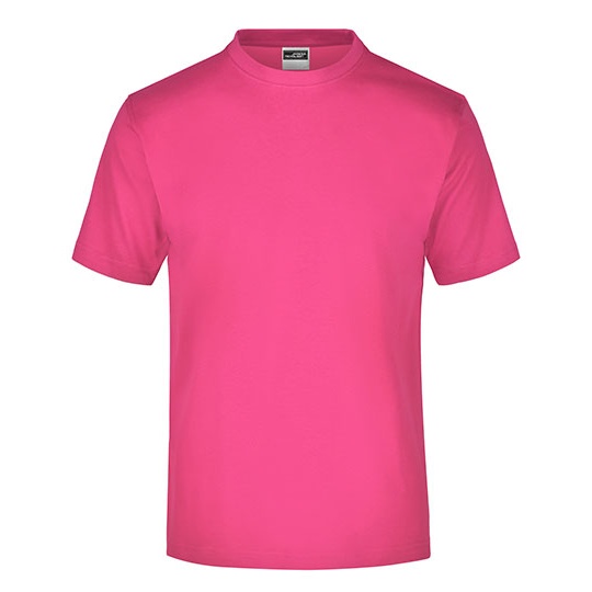 T-shirt Klasyczny Bawelniany JN001 - Pink