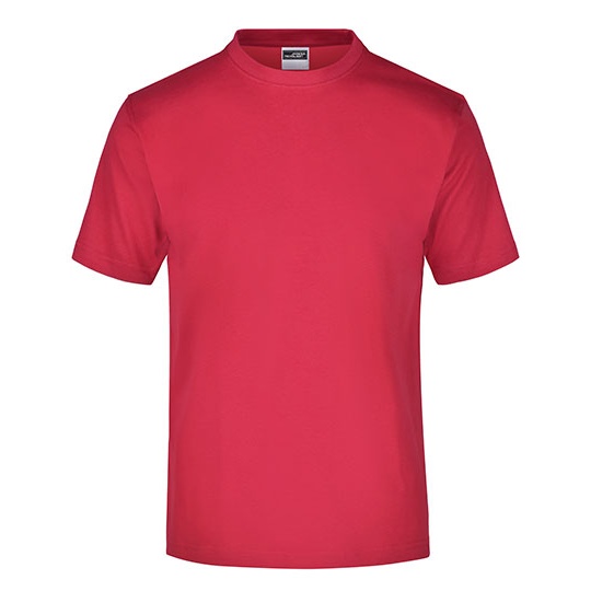 T-shirt Klasyczny Bawelniany JN001 - Red