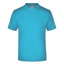 T-shirt Klasyczny Bawełniany JN001 - Turquoise