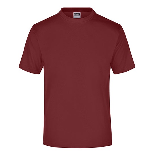 T-shirt Klasyczny Bawelniany JN001 - Wine
