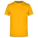 T-shirt Klasyczny Bawełniany JN002 - Gold Yellow