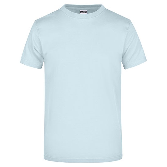 T-shirt Klasyczny Bawelniany JN002 - Light Blue