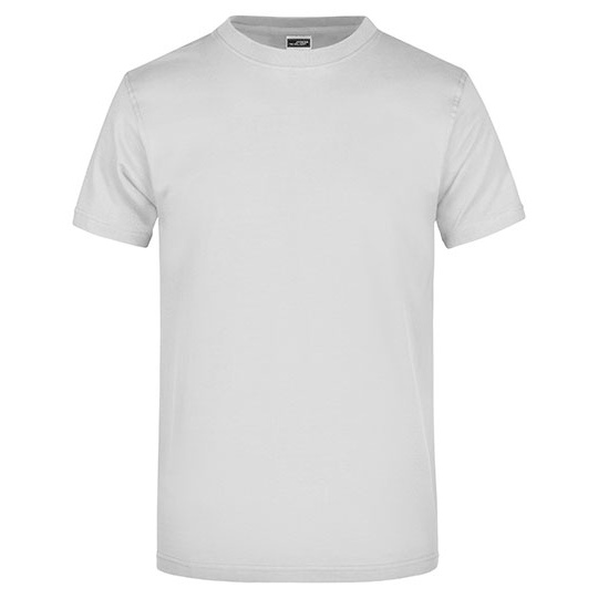 T-shirt Klasyczny Bawelniany JN002 - Light Grey