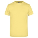 T-shirt Klasyczny Bawełniany JN002 - Light Yellow