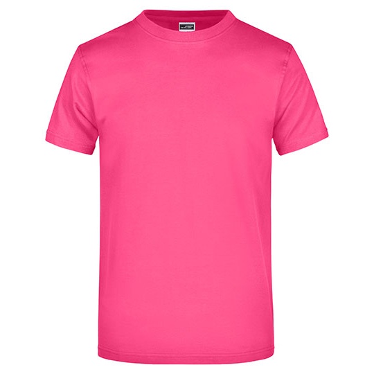 T-shirt Klasyczny Bawelniany JN002 - Pink