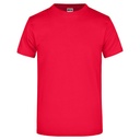 T-shirt Klasyczny Bawełniany JN002 - Red